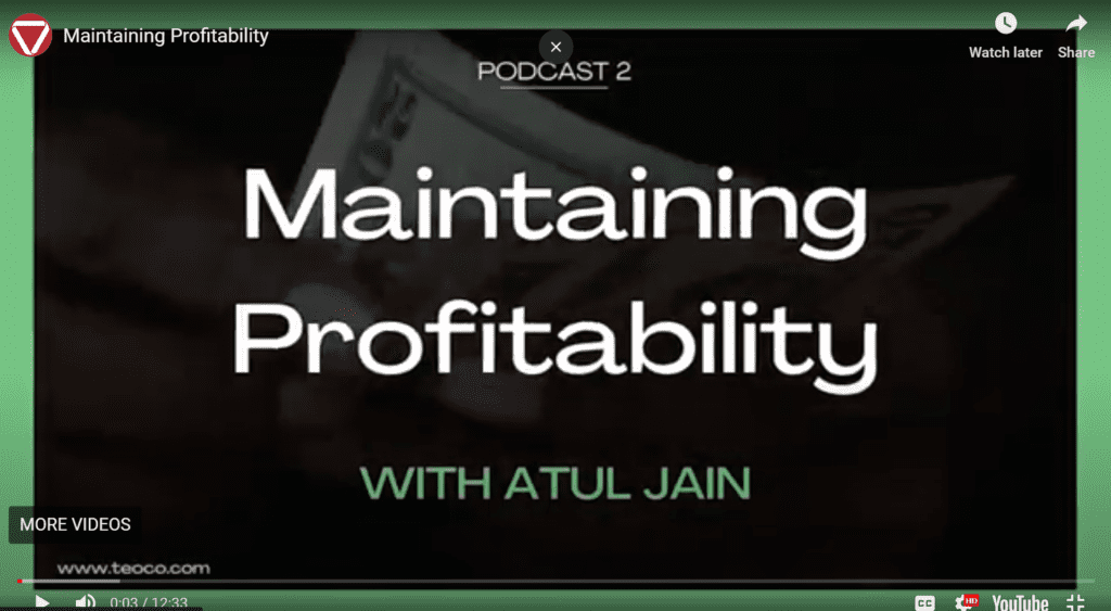 Maintaining Profitability